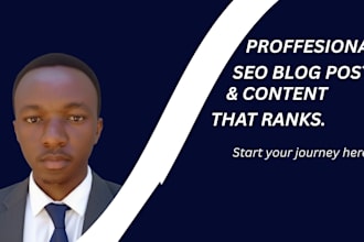 write SEO and blog content