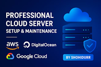 set up, secure, and maintain your cloud server on AWS, digitalocean