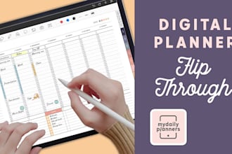 design esty digital planner, hyperlinked planner, digital product, esty SEO