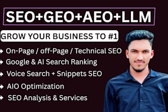 do GEO, aeo, aio, llm SEO to fully optimize and rank your website