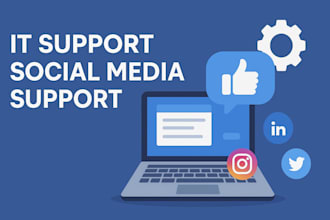 provide expert IT support and social media management for your business