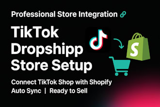 setup tik tok shop dropshipping connect tiktok shop shopify store integration