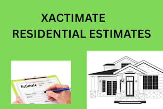 create xactimate estimate for residential insurance claims