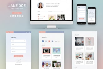 make a custom portfolio for you