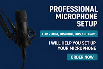 setup your microphone for professional sounding audio