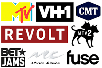 do music video promotion and airplay on USA music channels
