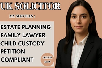 be trusted uk solicitor for family law, civil, estate planning custody document