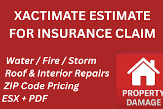 xactimate estimate for insurance claims