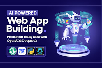 build a production ready ai web app or saas using openai, deepseek