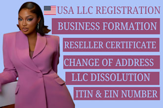 do US company llc registration, dissolve llc, ein number, boi report