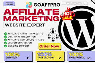setup health supplements goaffpro affiliate marketing nutrition weight loss diet