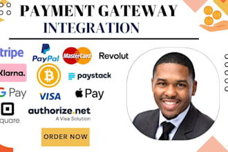 integrate payment gateway paypal stripe credit and debit card google pay wise