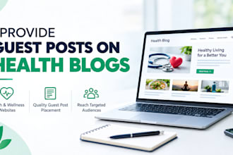 provide guest posts on health blogs