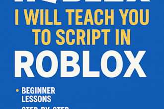 teach you to script in roblox