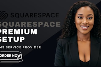 migrate your wix wordpress or webflow website to squarespace with premium