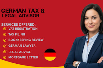 do german tax advisor filing oss steuerberater german lawyer vat elster