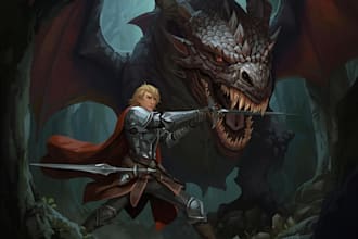 do character and creature art illustration