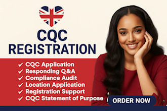 be cqc registration consultant for UK healthcare setup