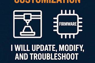 update, modify, and troubleshoot marlin and klipper firmware for all 3d printer