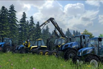 develop custom farming stimulator fs22 fs25 track excavator tractor
