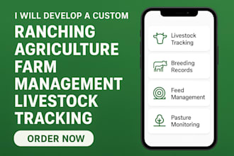 develop an ai agritech app with farm livestock marketplace