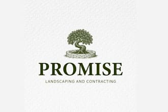 design creative landscaping logo