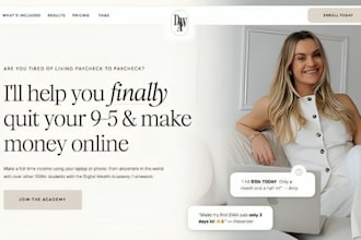 build squarespace consultant website coaching website business advisor website