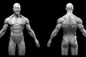 do 3d sculpting 3d character design 3d model 3d printing miniature figurine stl