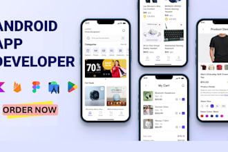 develop android apps in android studio using kotllin and xml ui