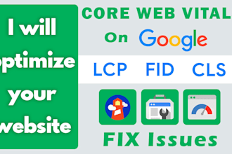 optimize site speed and pass core web vitals
