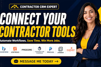 buildertrend jobtread procore contractor foreman projul jobber zapier automation