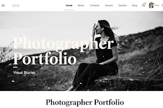 build wordpress photography studio website graphic designer videographer website