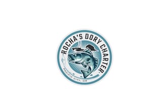 design high quality dory charter fish logo