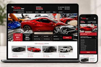 build car dealership website automotive rental auto dealer car listing website
