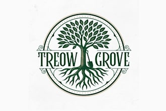 design creative tree nursery logo