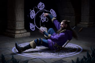 paint a dreamy enchanted princess fantasy portrait