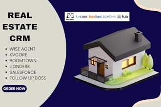 do real estate CRM wise agent kvcore boomtown liondesk salesforce follow up boss