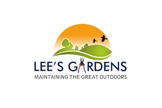 do pictorial logo for garden grounds maintenance sole trader