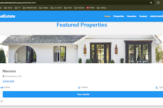 create a professional business or portfolio website