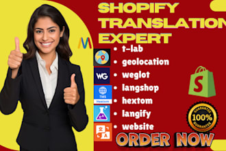 setup shopify translation tlab geolocation weglot langshop langify adapt website