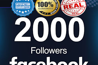 add you 2000 permanent usa facebook followers