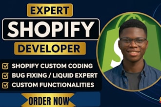 do shopify bug fix liquid coding shopify custom coding