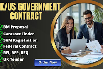 write government contract, bid proposal, grant proposal, uk tender, rfp rfi rfq,