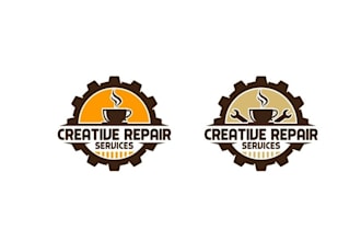 design amazing coffee equipment repair company logo