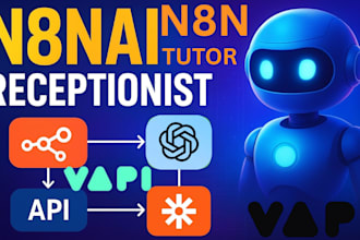 n8n ai agent n8n ai receptionist n8n automation workflows vapi ai voice agent