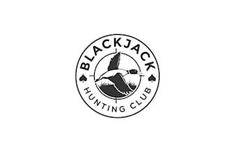 do amazing blackjack hunting club logo for apparel building