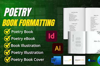 format, design poetry book cover, non fiction poetry children book illustration