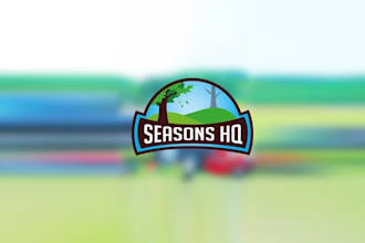 create a classic badge style fantastic logo for seasons HQ