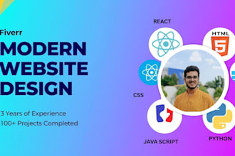 create a modern, responsive, and professional website