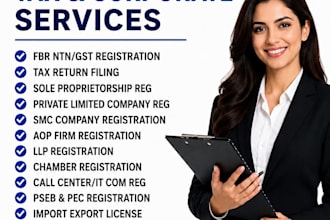 prepare and file pakistan income tax return for individual or business